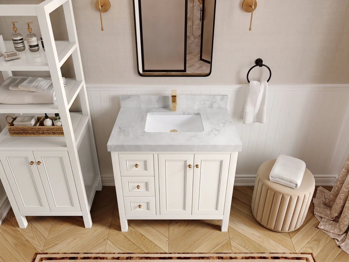 Nashville 36 in. W x 22 in. D Center Sink Bathroom Vanity