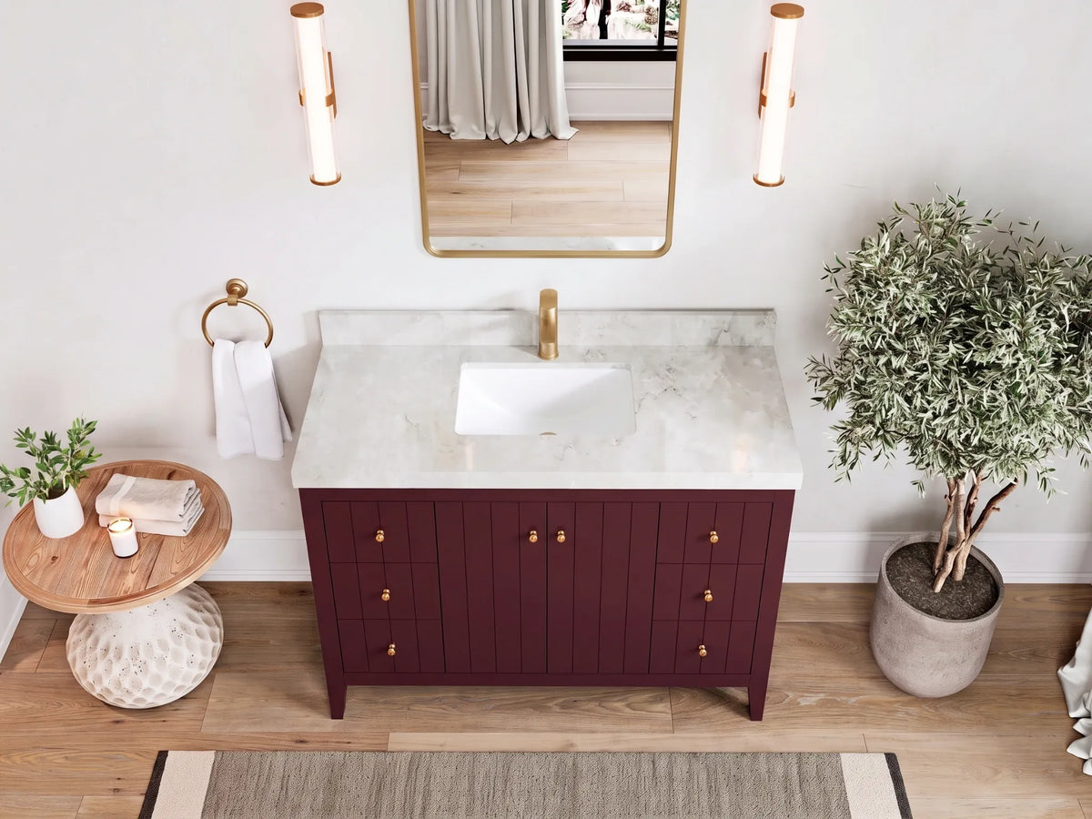 Atlanta 48 in. W x 22 in. D Single Sink Bathroom Vanity