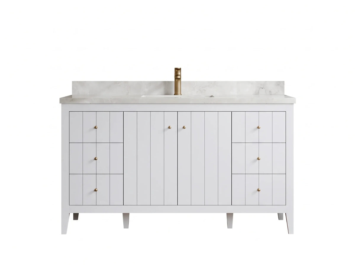 Atlanta 60 in. W x 22 in. D Single Sink Bathroom Vanity