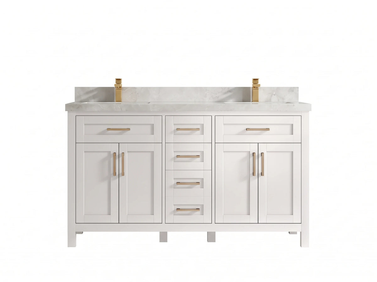 Cambridge 60 in. W x 22 in. D Double Sink Bathroom Vanity