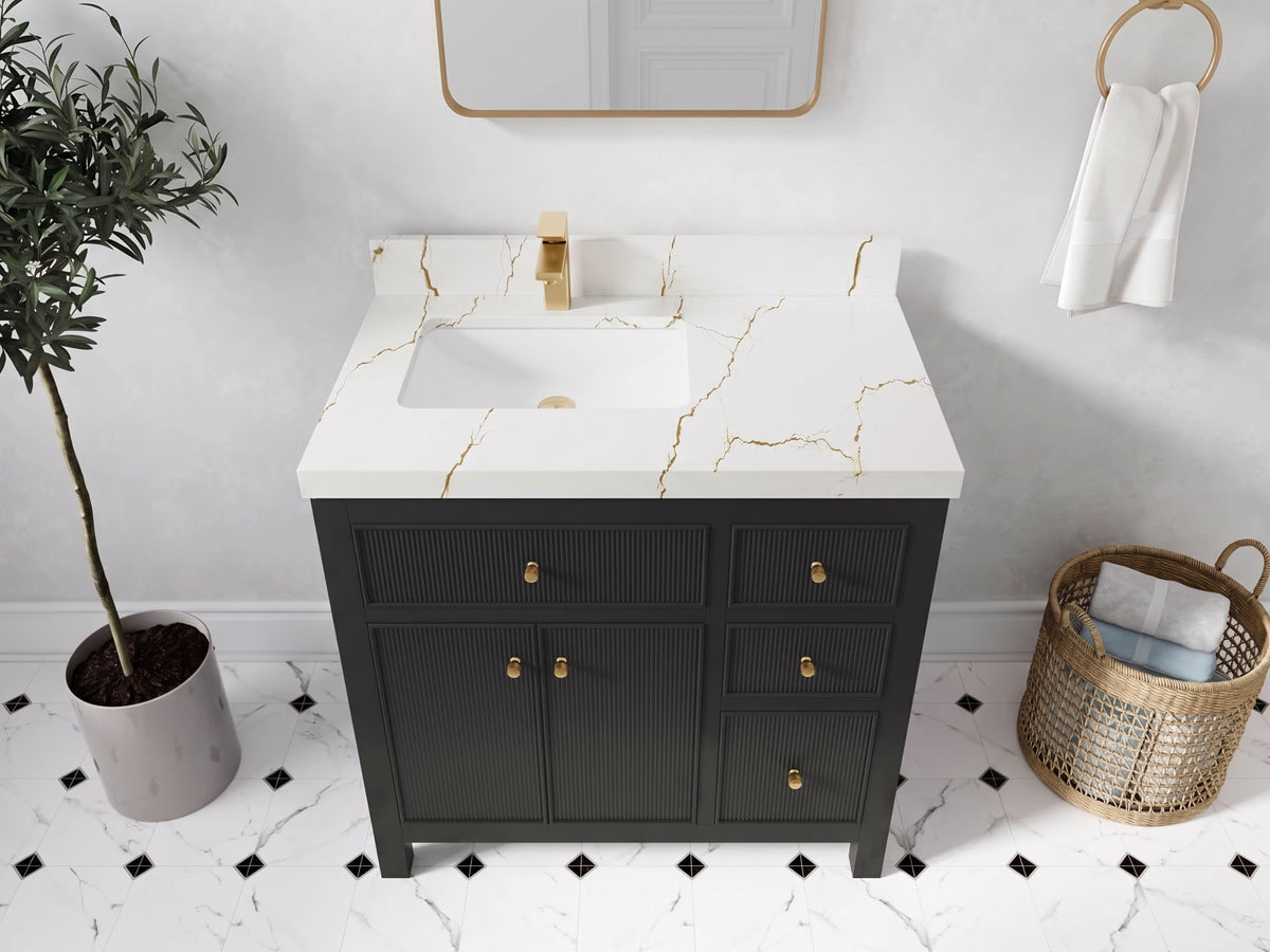 Sonoma 36 in. W x 22 in. D Left Offset Sink Bathroom Vanity
