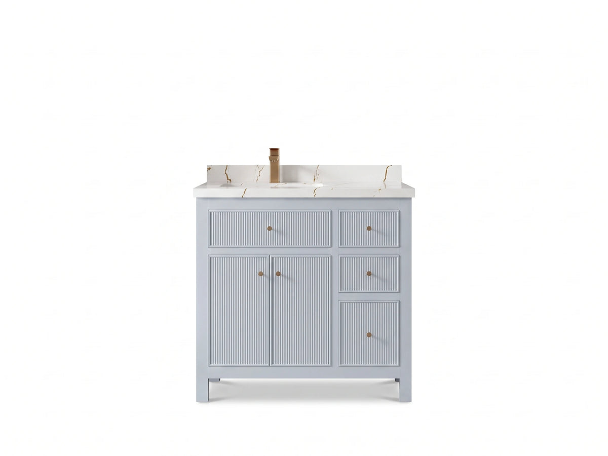 Sonoma 36 in. W x 22 in. D Left Offset Sink Bathroom Vanity