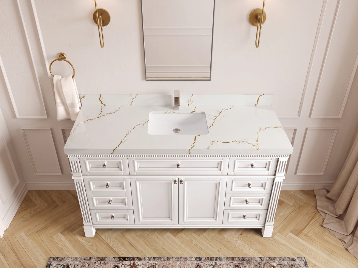 Paris 60 in. W x 22 in. D Single Sink Bathroom Vanity