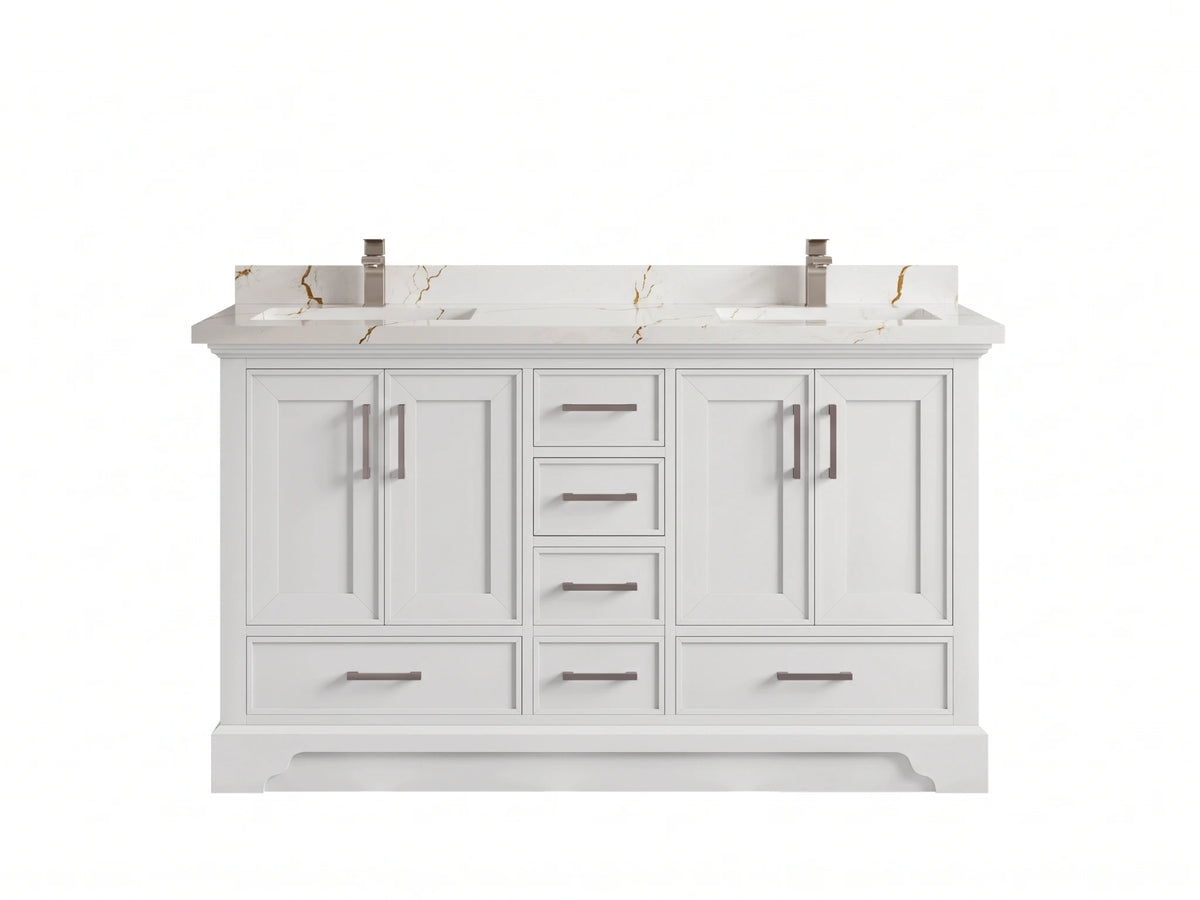 Charlotte 60 in. W x 22 in. D Double Sink Bathroom Vanity
