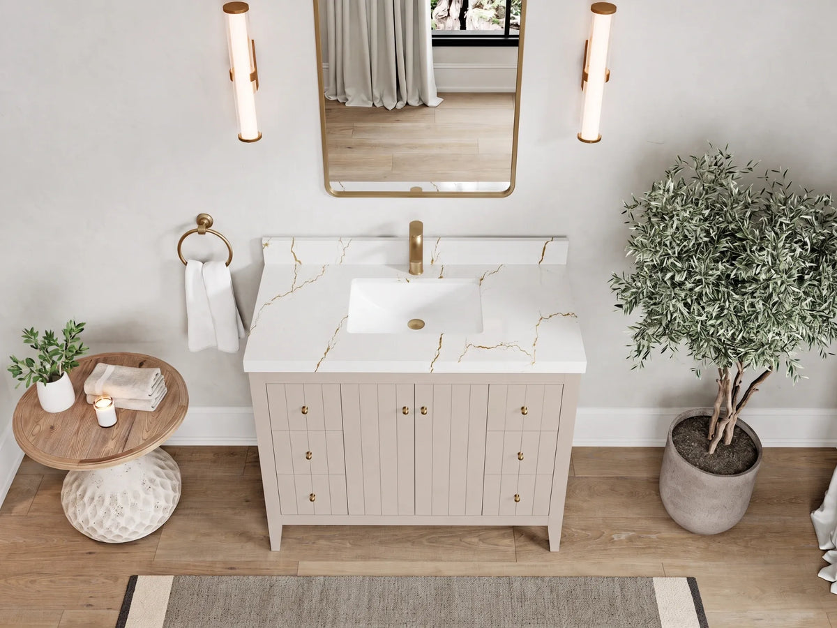 Atlanta 42 in. W x 22 in. D Single Sink Bathroom Vanity
