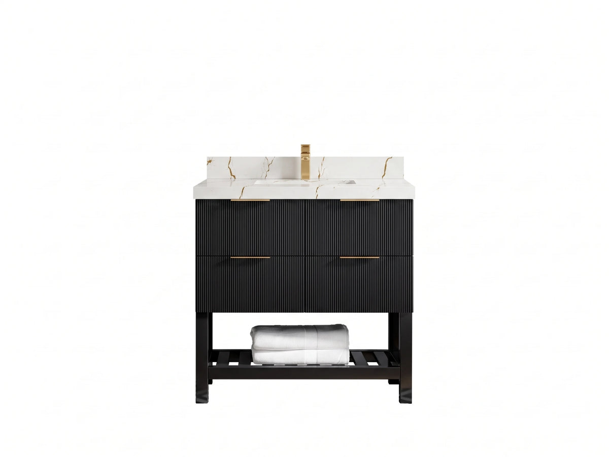 Catalina 36 in. W x 22 in. D Center Sink Bathroom Vanity