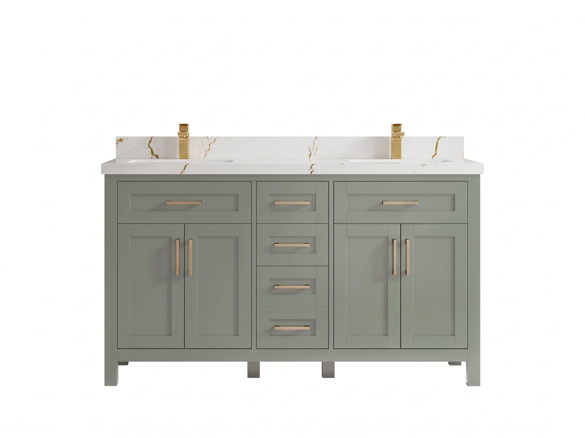 Cambridge 60 in. W x 22 in. D Double Sink Bathroom Vanity