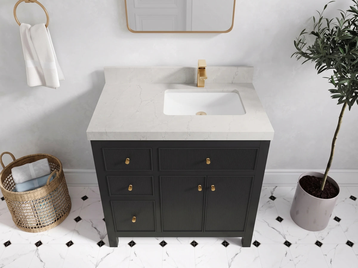 Sonoma 36 in. W x 22 in. D Right Offset Sink Bathroom Vanity