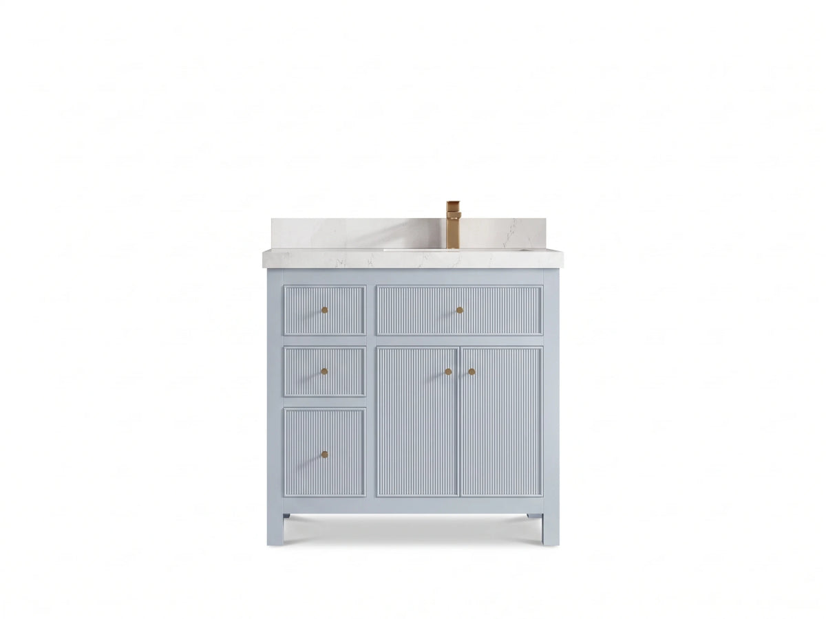 Sonoma 36 in. W x 22 in. D Right Offset Sink Bathroom Vanity