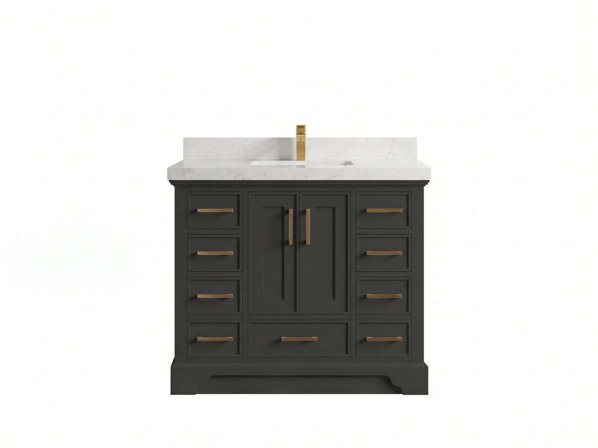 Charlotte 42 in. W x 22 in. D Single Sink Bathroom Vanity