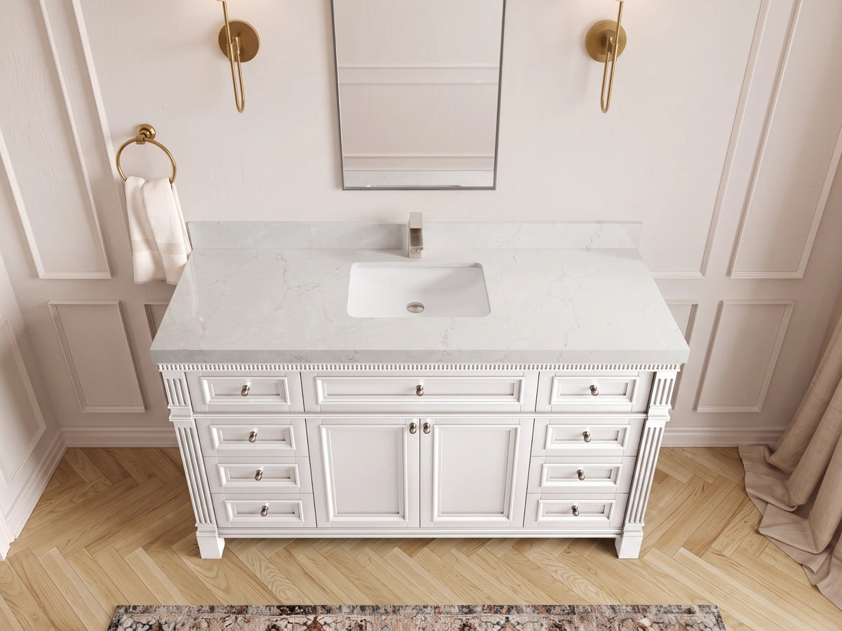 Paris 60 in. W x 22 in. D Single Sink Bathroom Vanity