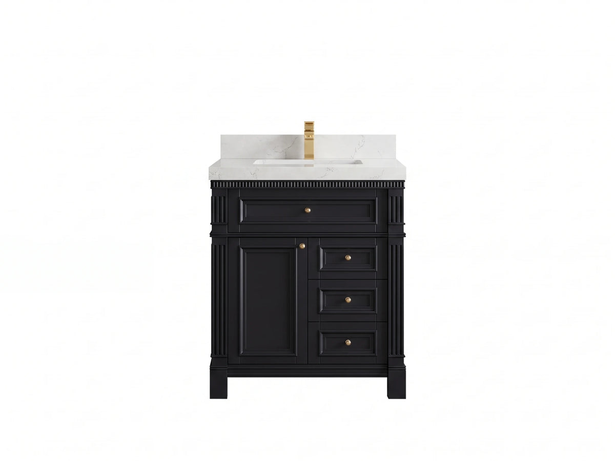 Paris 30 in. W x 22 in. D Single Sink Bathroom Vanity