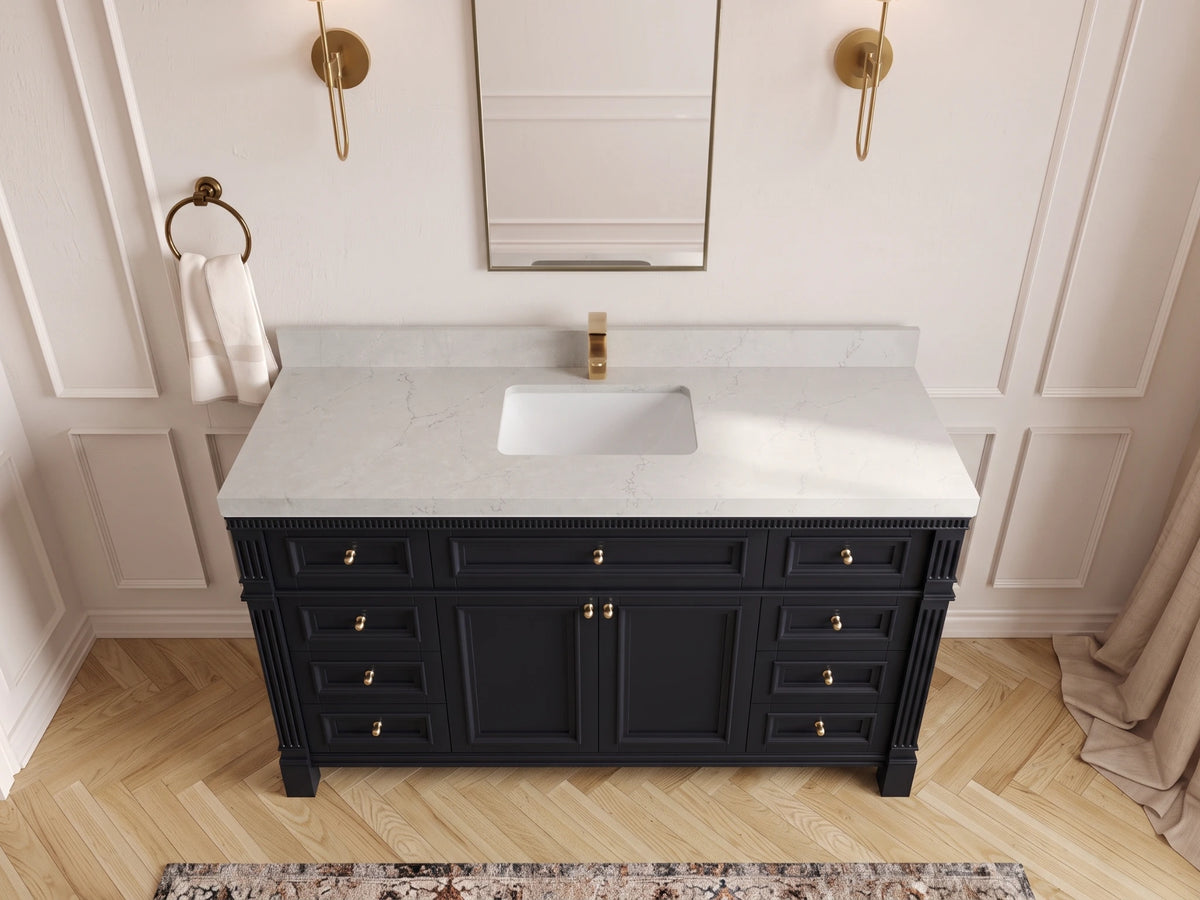 Paris 60 in. W x 22 in. D Single Sink Bathroom Vanity