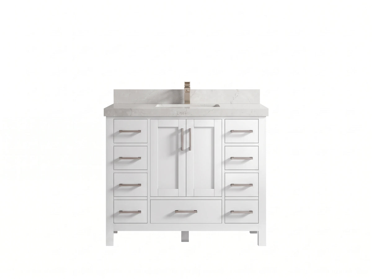 Malibu 42 in. W x 22 in. D Single Sink Bathroom Vanity