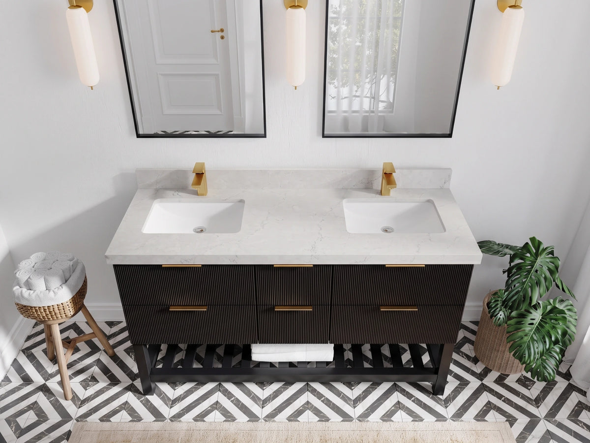 Catalina 60 in. W x 22 in. D Double Sink Bathroom Vanity