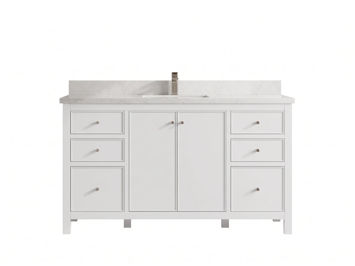 Chicago 60 in. W x 22 in. D Single Sink Bathroom Vanity