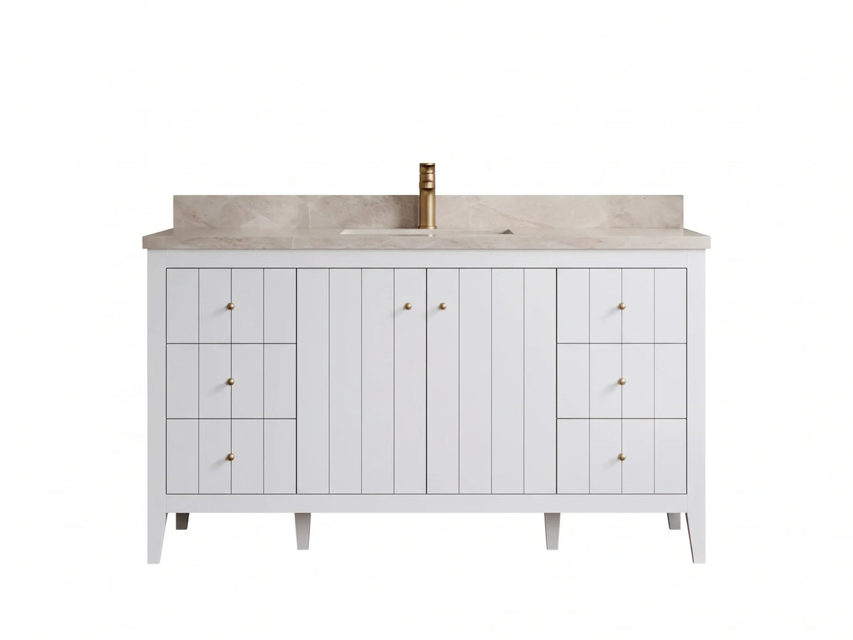 Atlanta 60 in. W x 22 in. D Single Sink Bathroom Vanity