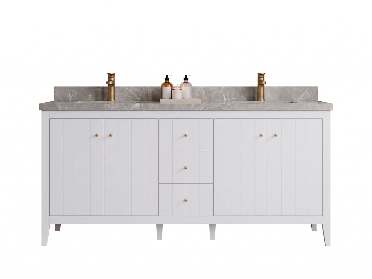Atlanta 72 in. W x 22 in. D Double Sink Bathroom Vanity