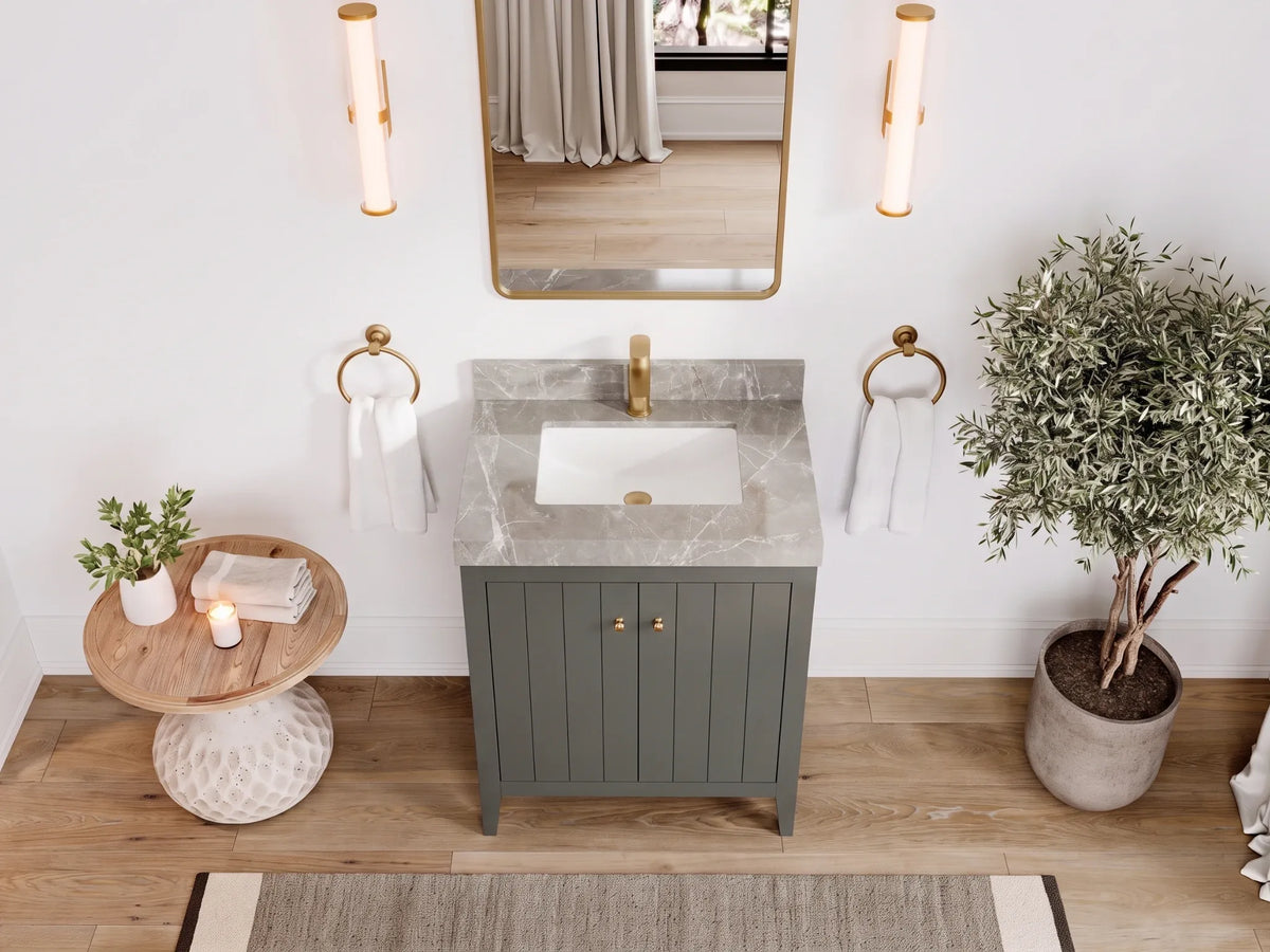 Atlanta 30 in. W x 22 in. D Single Sink Bathroom Vanity