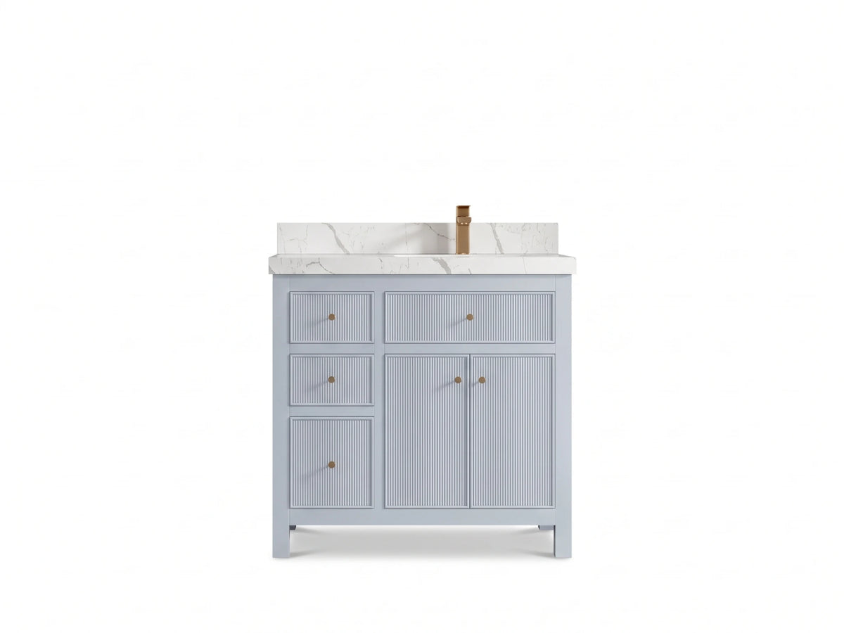 Sonoma 36 in. W x 22 in. D Right Offset Sink Bathroom Vanity