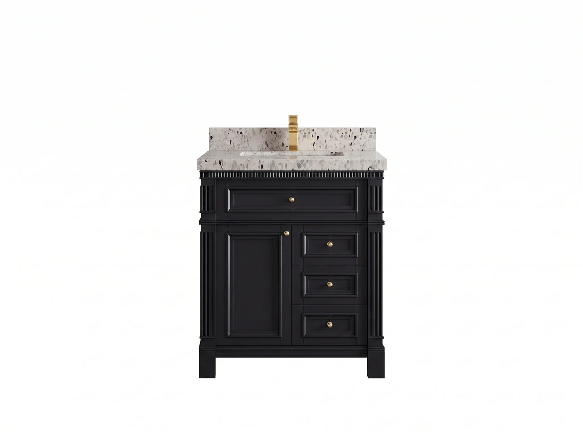 Paris 30 in. W x 22 in. D Single Sink Bathroom Vanity