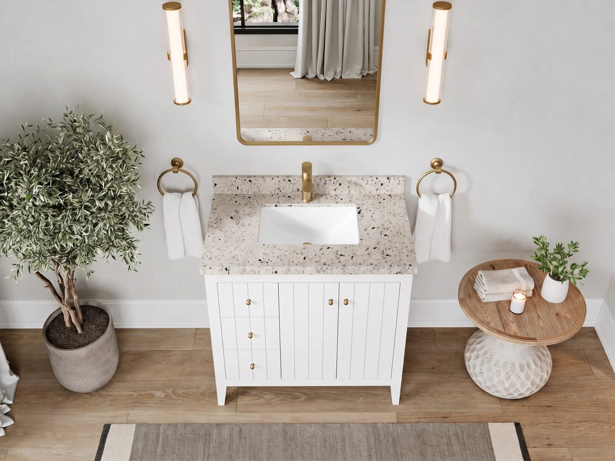 Atlanta 36 in. W x 22 in. D Center Sink Bathroom Vanity