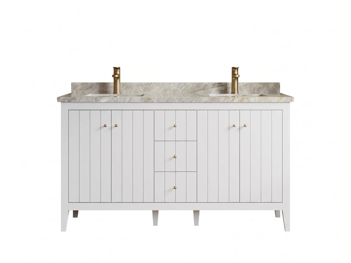 Atlanta 60 in. W x 22 in. D Double Sink Bathroom Vanity