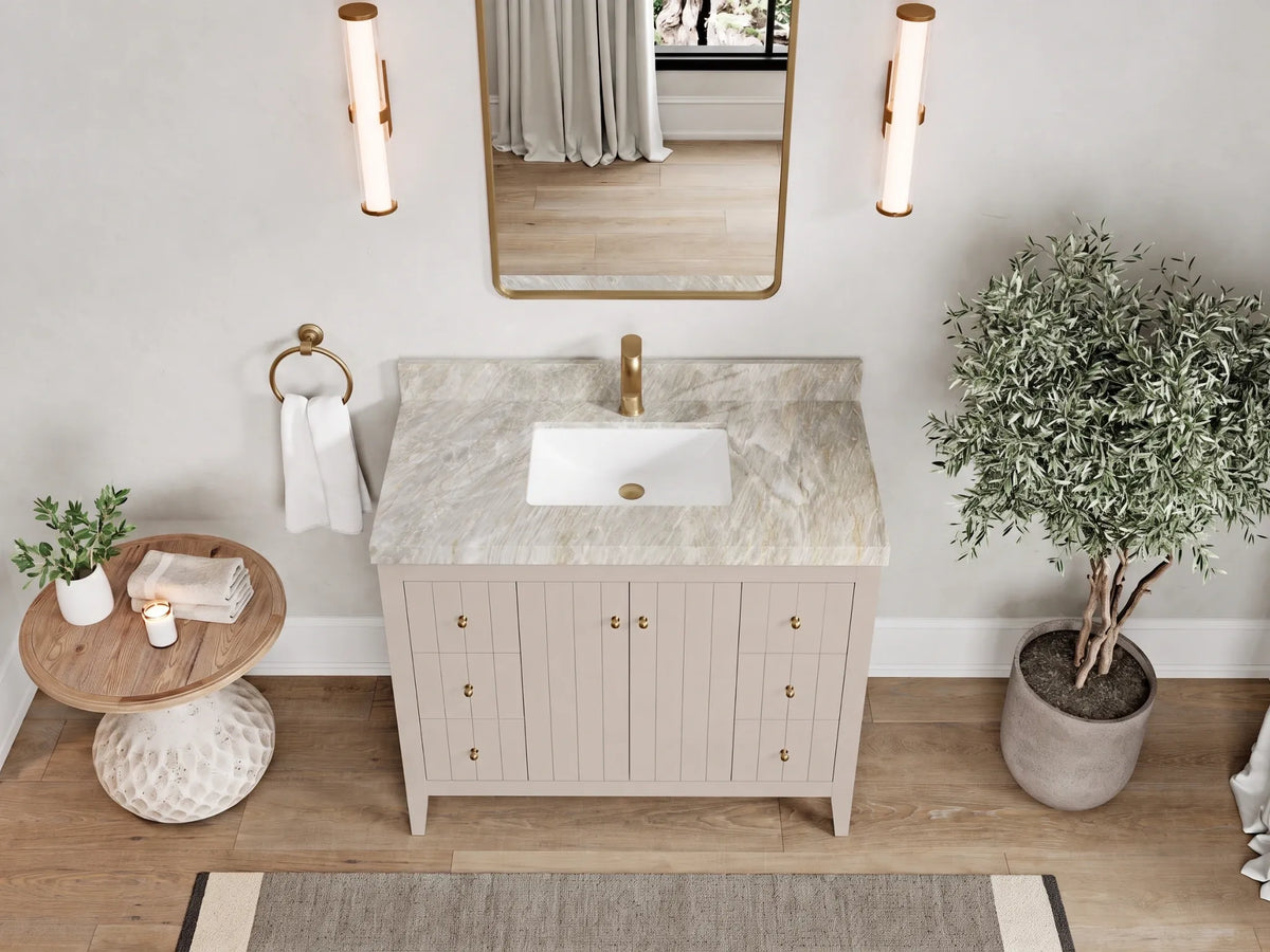 Atlanta 42 in. W x 22 in. D Single Sink Bathroom Vanity