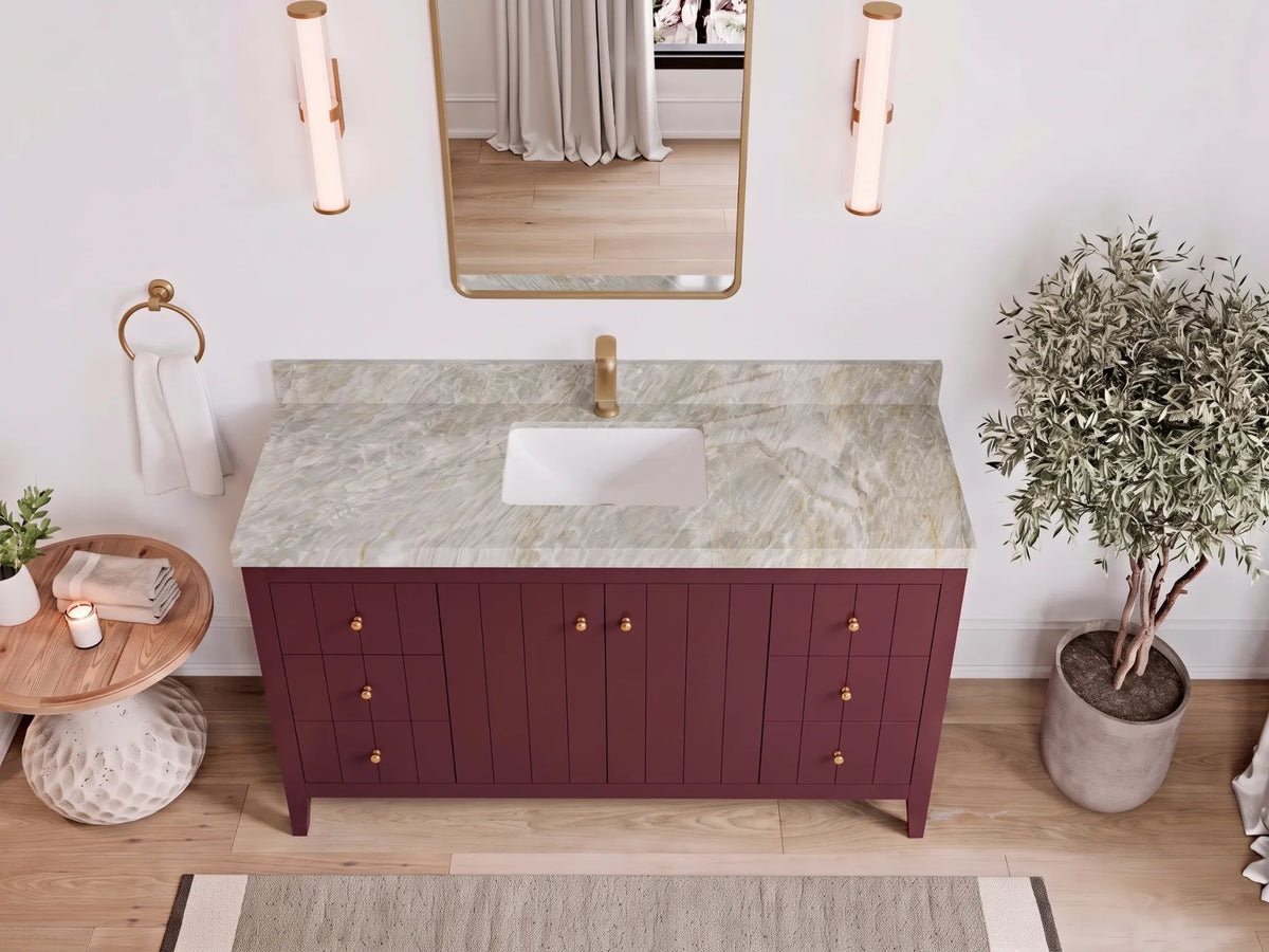 Atlanta 60 in. W x 22 in. D Single Sink Bathroom Vanity