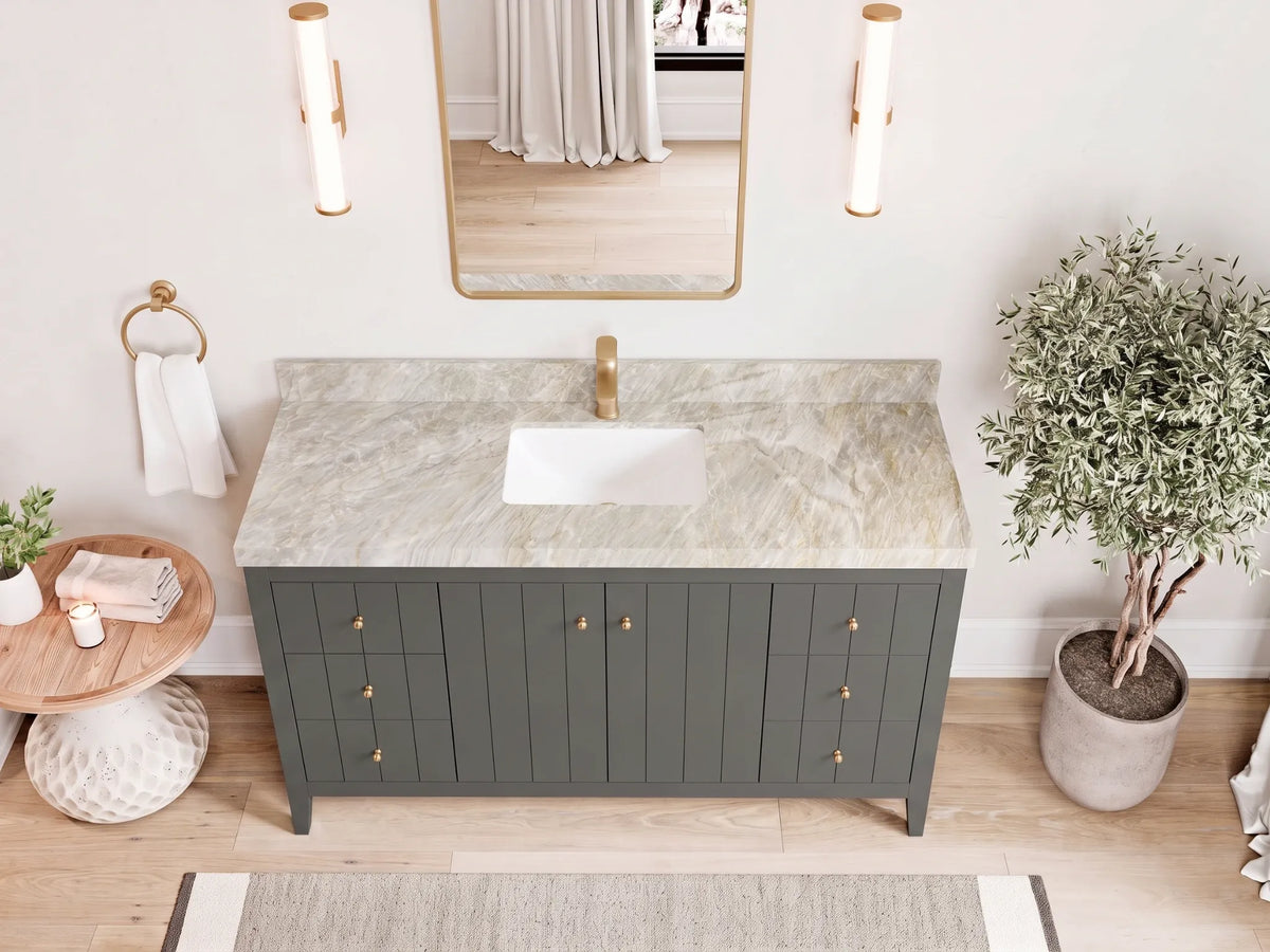 Atlanta 60 in. W x 22 in. D Single Sink Bathroom Vanity
