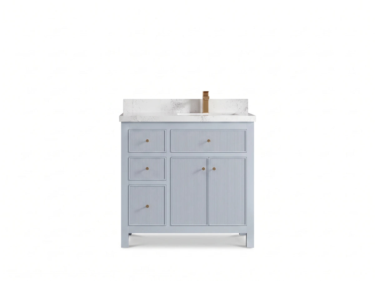 Sonoma 36 in. W x 22 in. D Right Offset Sink Bathroom Vanity