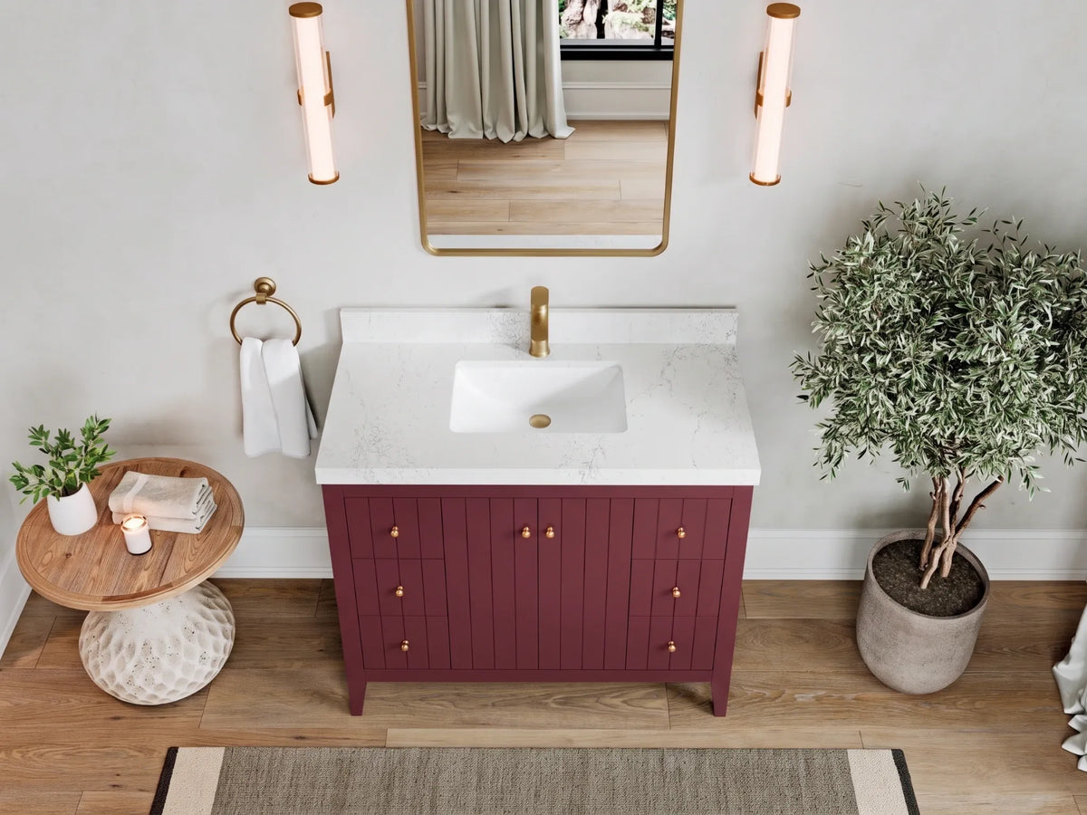 Atlanta 42 in. W x 22 in. D Single Sink Bathroom Vanity