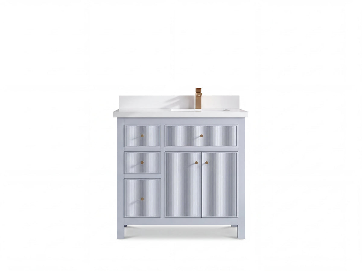 Sonoma 36 in. W x 22 in. D Right Offset Sink Bathroom Vanity