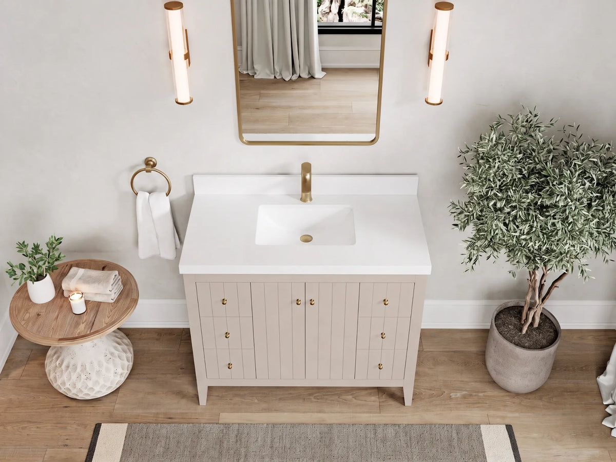 Atlanta 42 in. W x 22 in. D Single Sink Bathroom Vanity