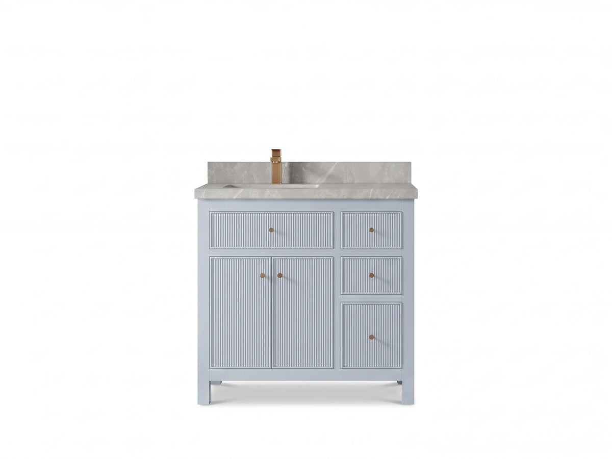 Sonoma 36 in. W x 22 in. D Left Offset Sink Bathroom Vanity