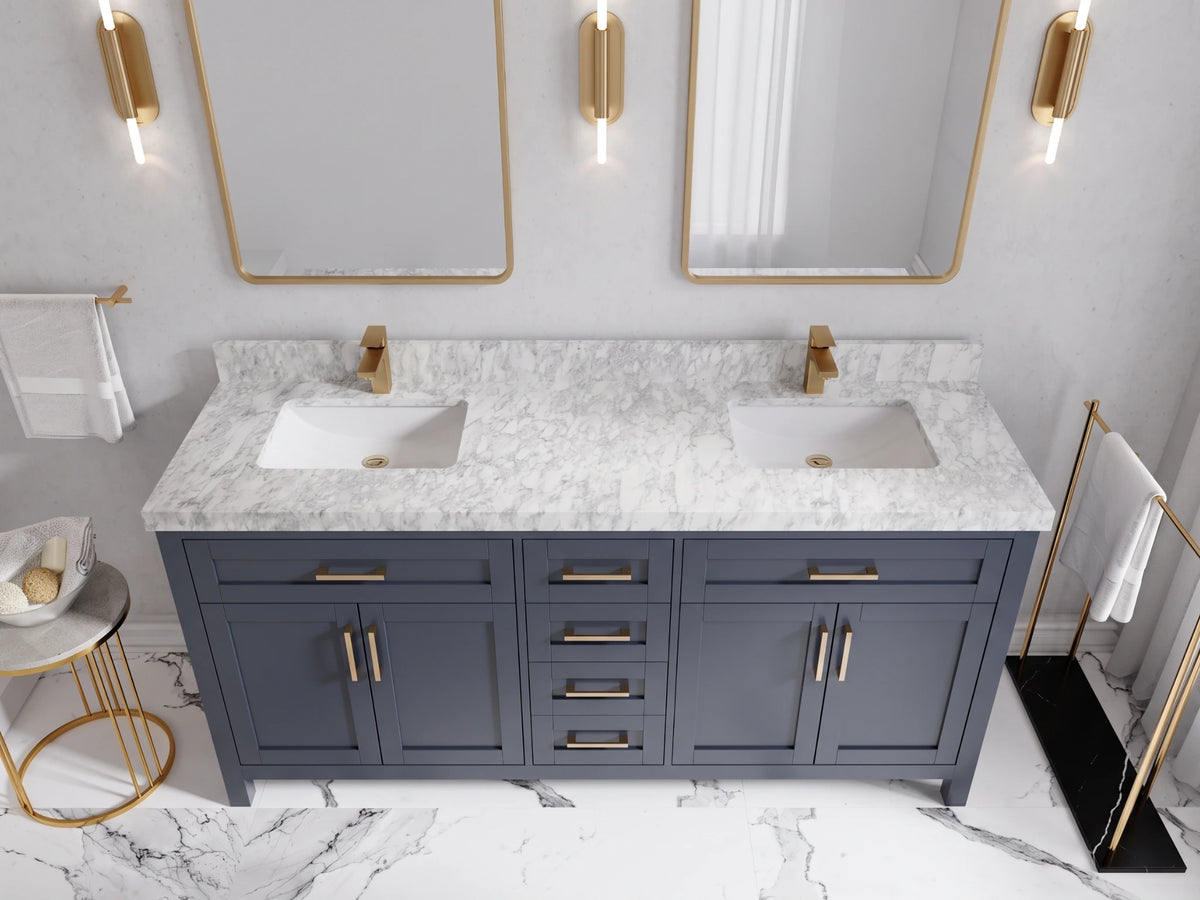 Cambridge 72 in. W x 22 in. D Double Sink Bathroom Vanity