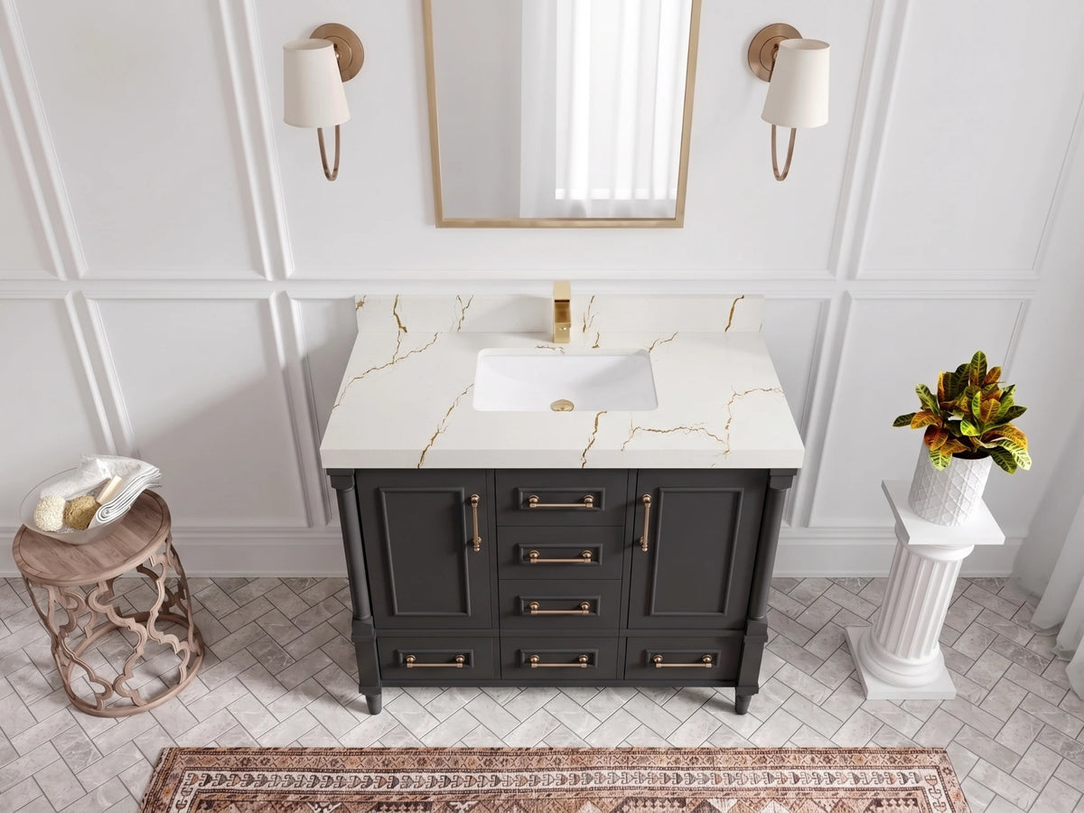 Aberdeen 42 in. W x 22 in. D Single Sink Bathroom Vanity