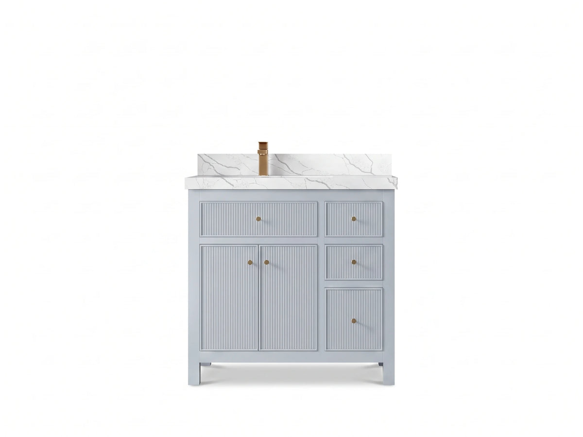 Sonoma 36 in. W x 22 in. D Left Offset Sink Bathroom Vanity