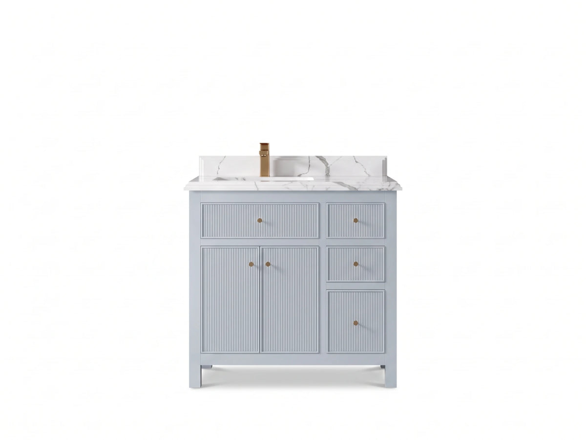 Sonoma 36 in. W x 22 in. D Left Offset Sink Bathroom Vanity