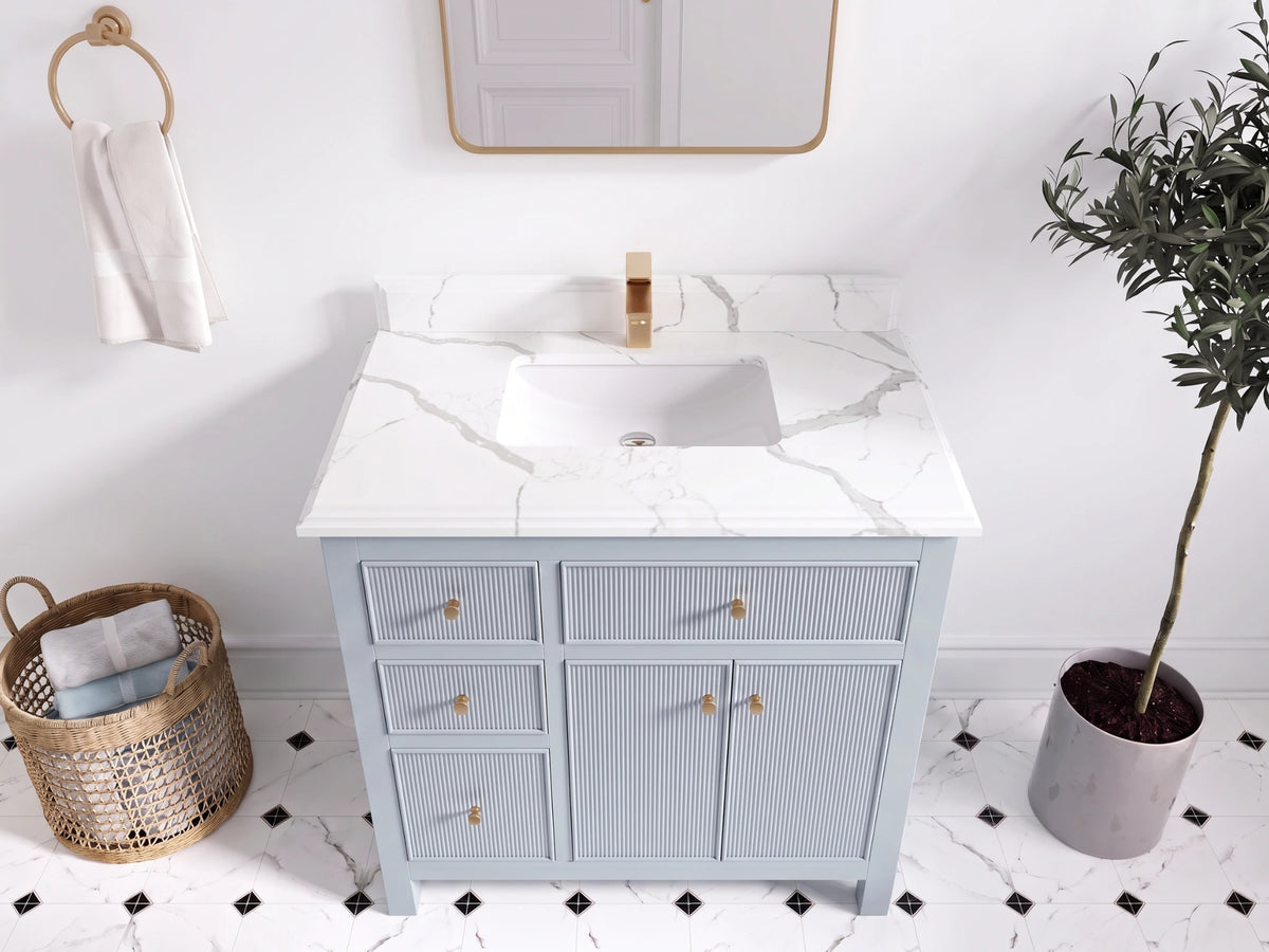 Sonoma 36 in. W x 22 in. D with Center Sink Bathroom Vanity