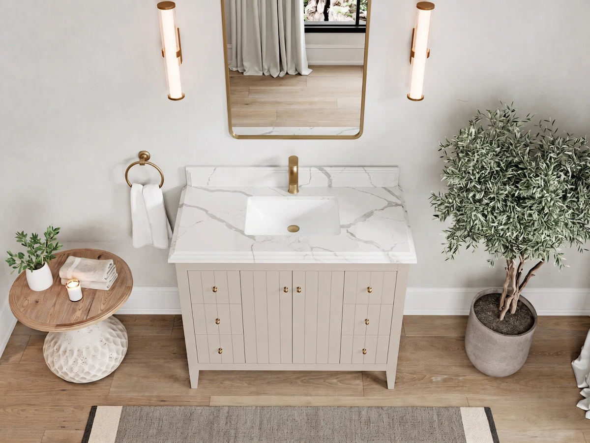 Atlanta 42 in. W x 22 in. D Single Sink Bathroom Vanity
