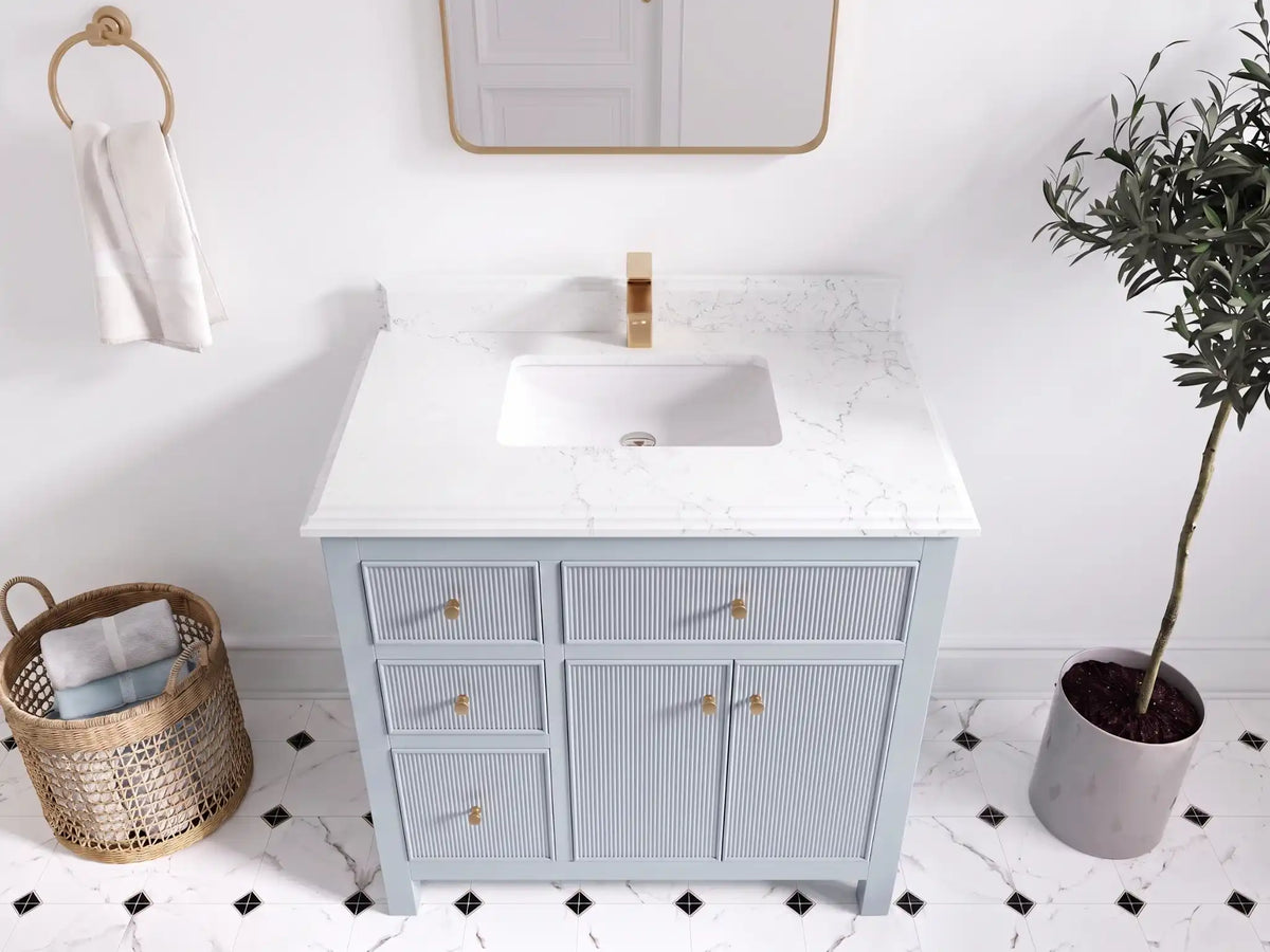 Sonoma 36 in. W x 22 in. D with Center Sink Bathroom Vanity