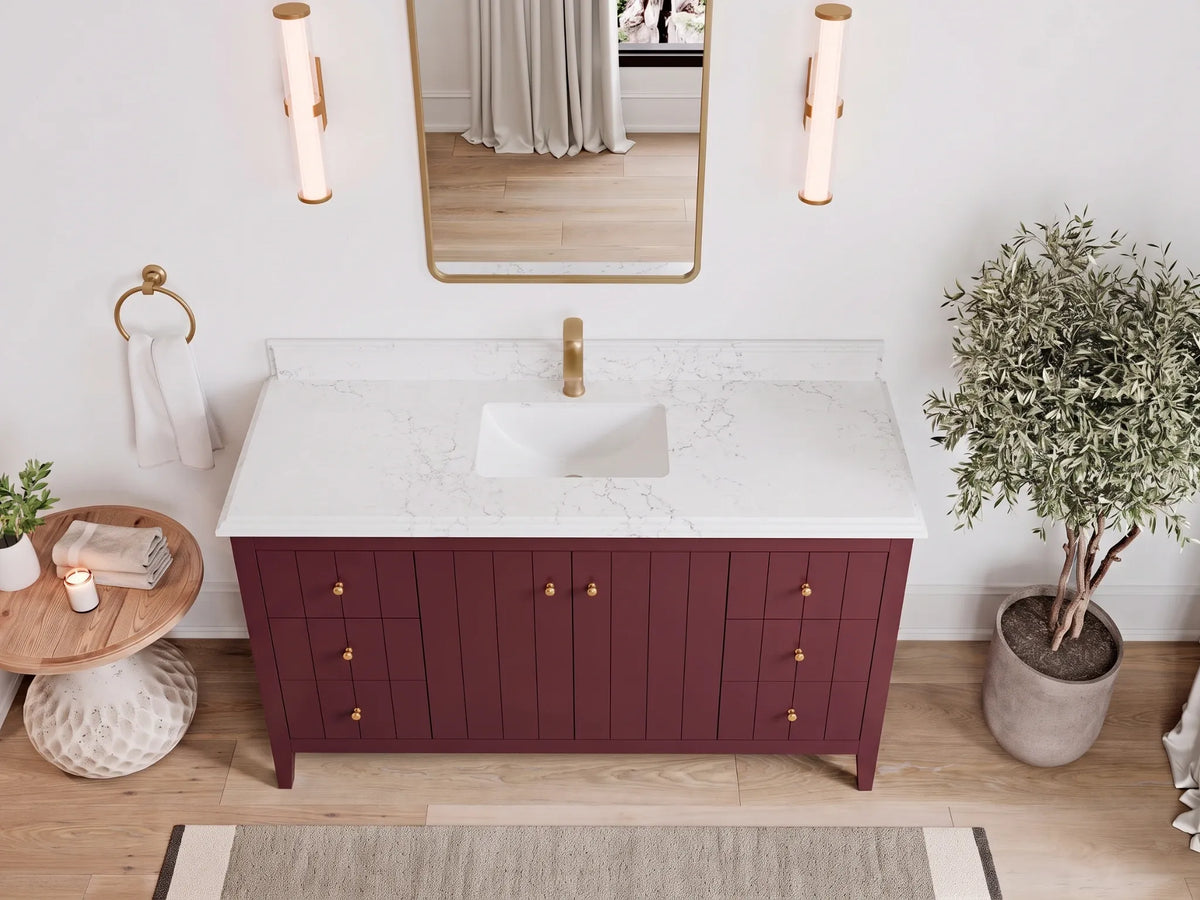 Atlanta 60 in. W x 22 in. D Single Sink Bathroom Vanity