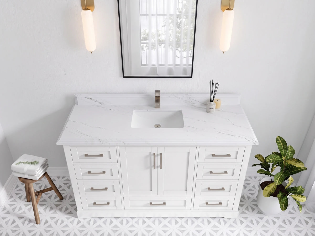 Boston 60 in. W x 22 in. D Single Sink Bathroom Vanity