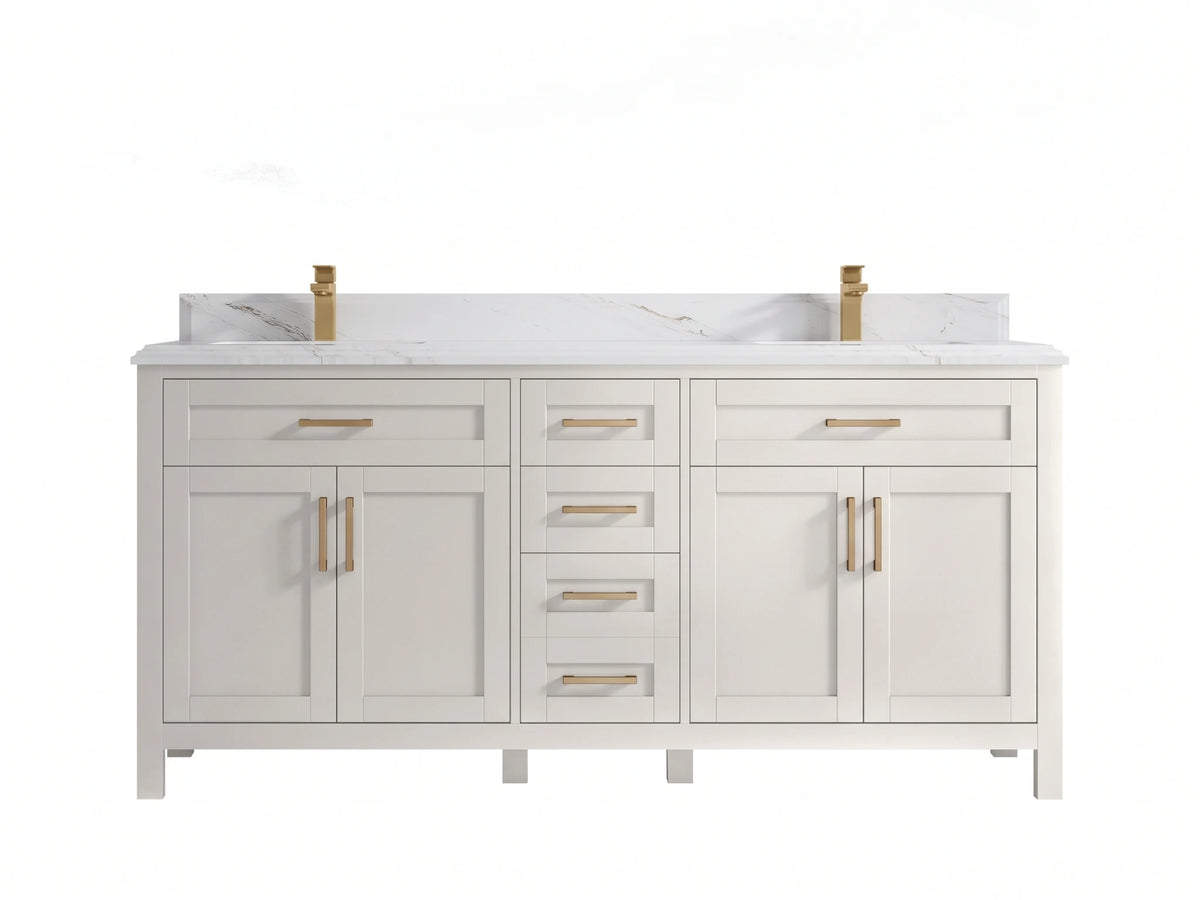 Cambridge 72 in. W x 22 in. D Double Sink Bathroom Vanity