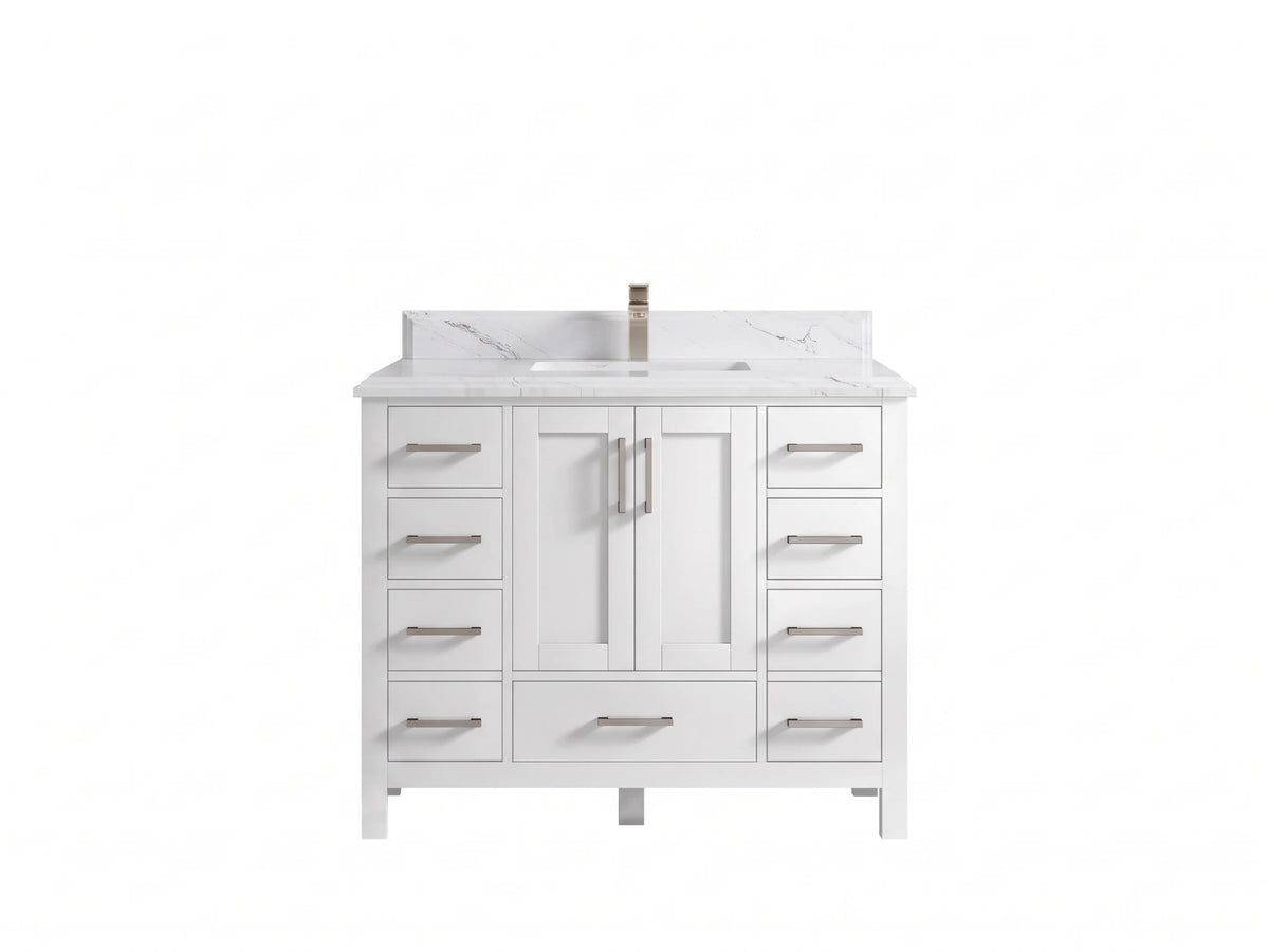 Malibu 42 in. W x 22 in. D Single Sink Bathroom Vanity