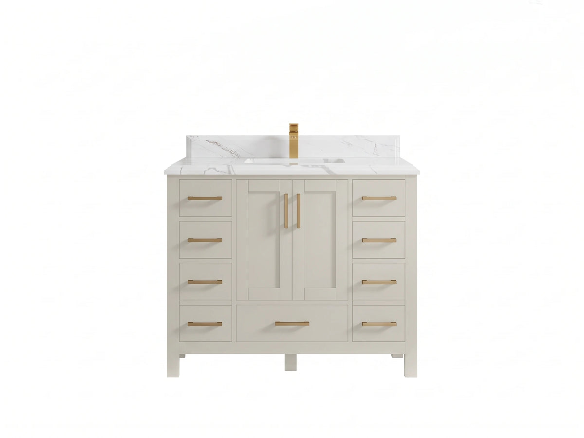 Malibu 42 in. W x 22 in. D Single Sink Bathroom Vanity