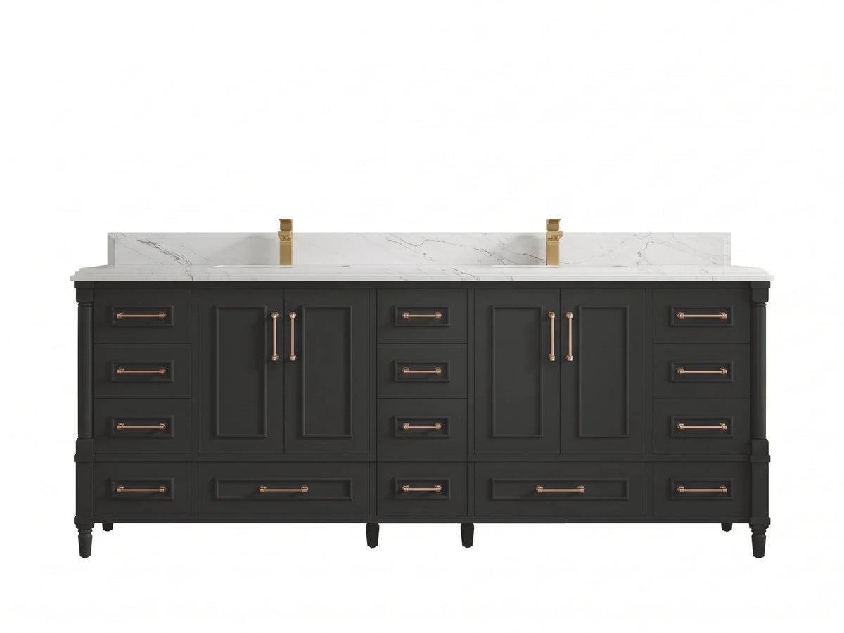 Aberdeen 84 in. W x 22 in. D Double Sink Bathroom Vanity