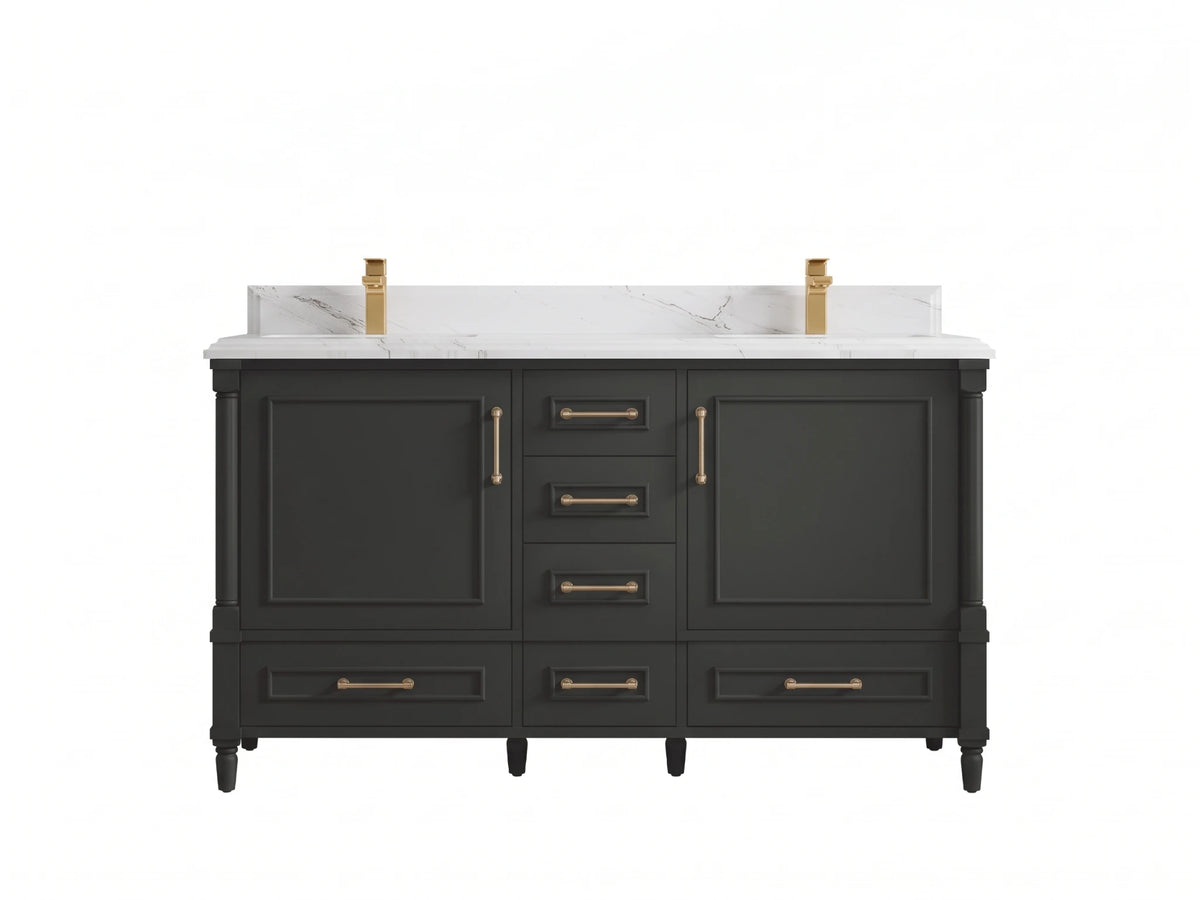 Aberdeen 60 in. W x 22 in. D Double Sink Bathroom Vanity