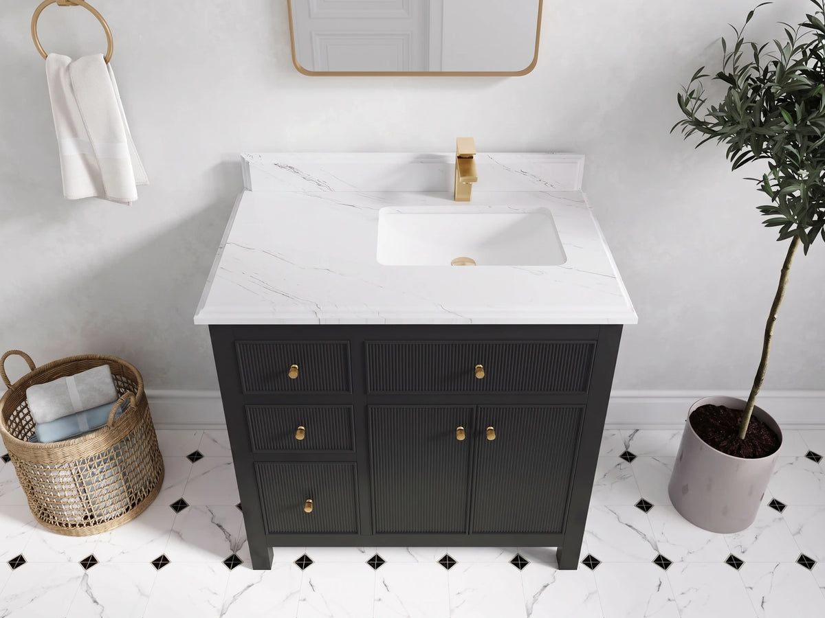 Sonoma 36 in. W x 22 in. D Right Offset Sink Bathroom Vanity